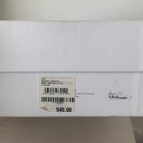 Isabel Marant glitter and flame sneakers - Picture 4 of 6